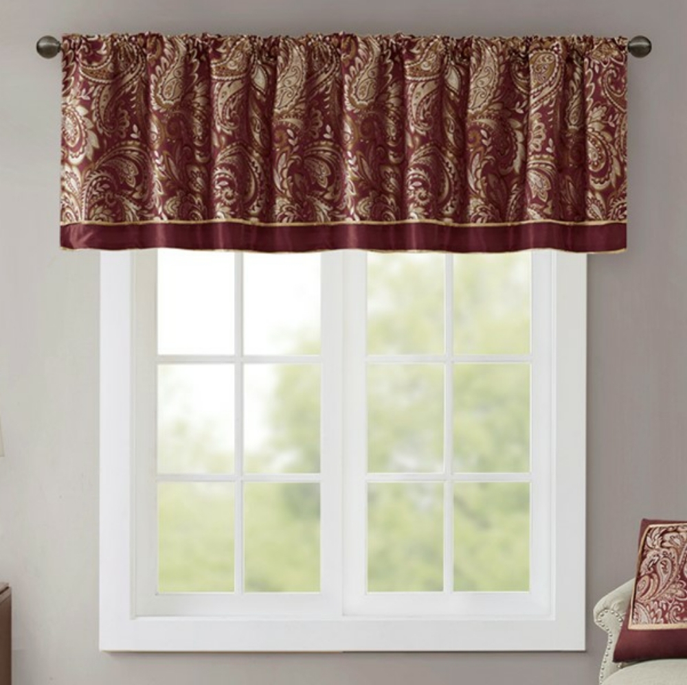 🆕️ Madison Park Aubrey Jacquard Window Valance